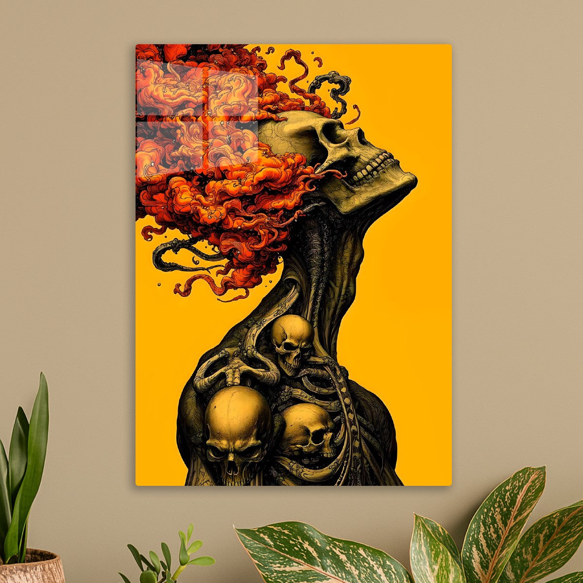 Surreal Skull Fiery Sovereign 