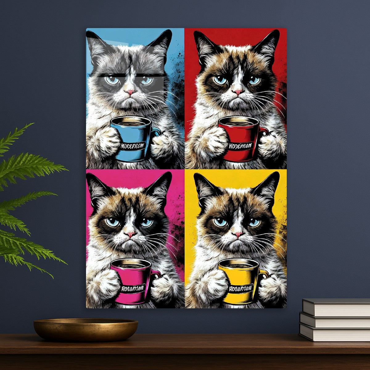 Cat, Coffee and Pop Art