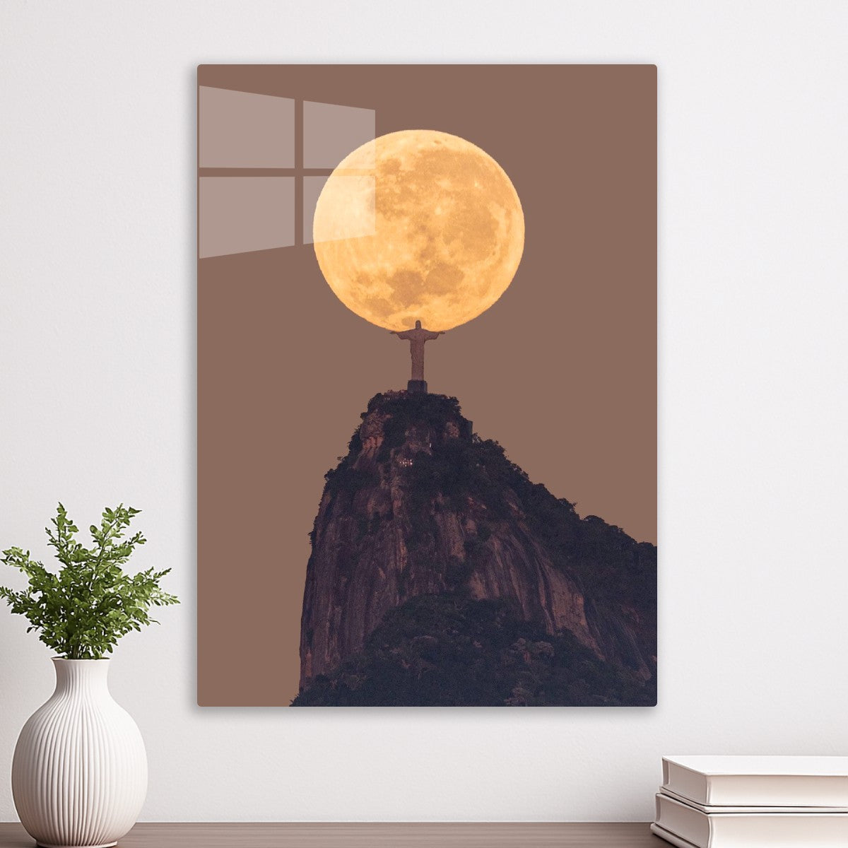 Christ Holding The Moon