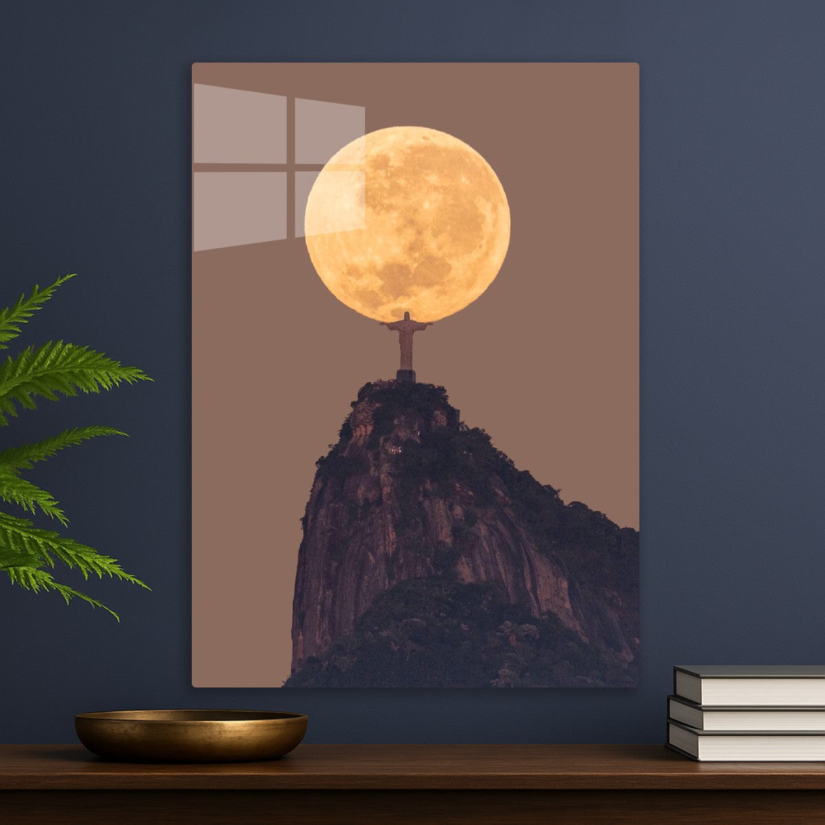 Christ Holding The Moon