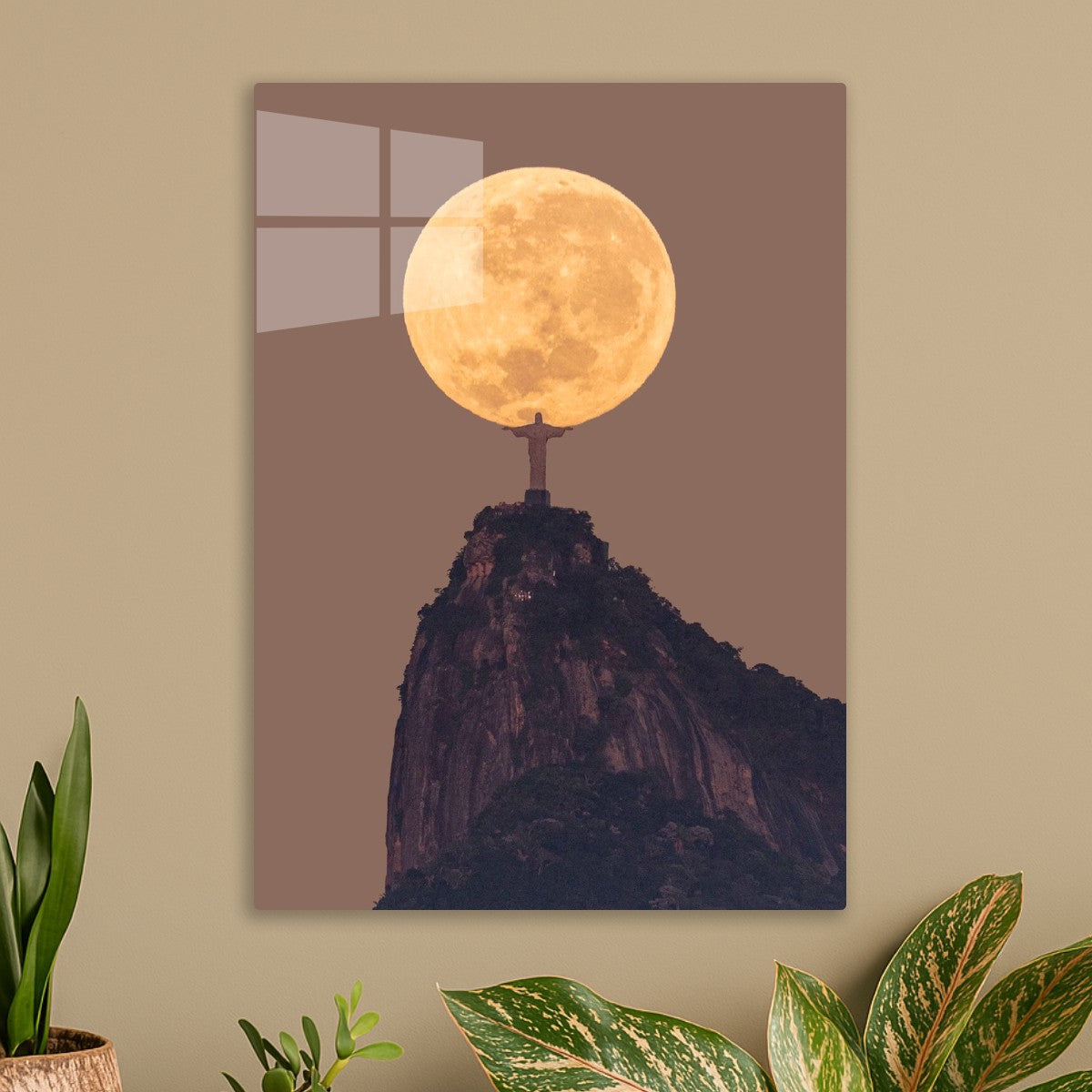 Christ Holding The Moon