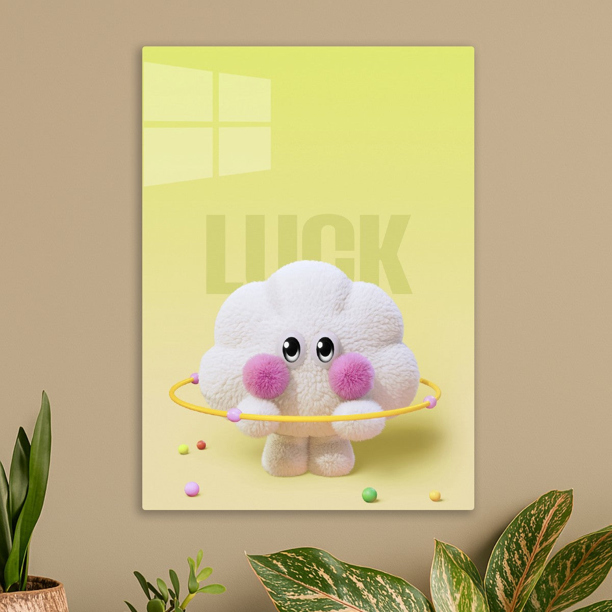 Cute cartoon cloud