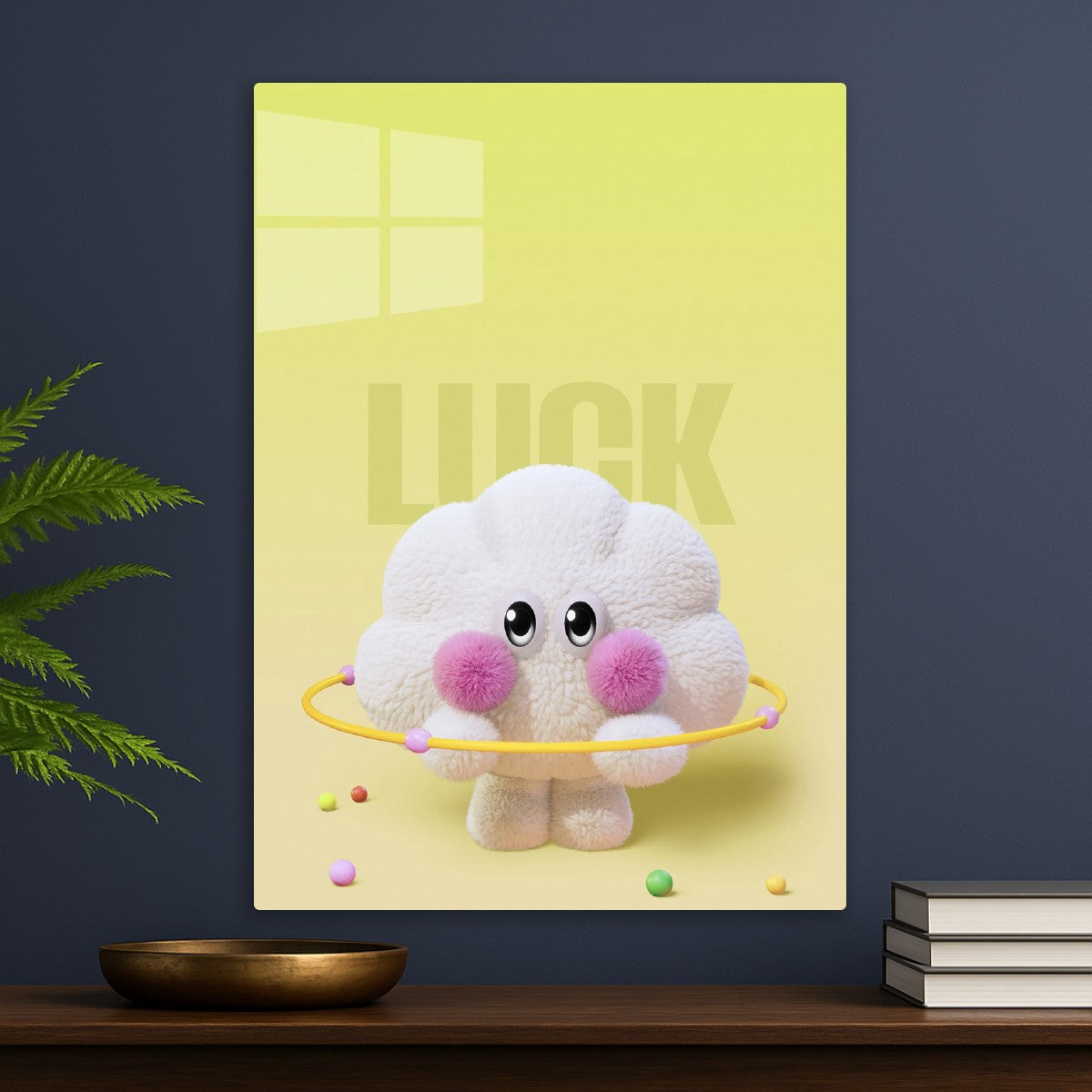 Cute cartoon cloud