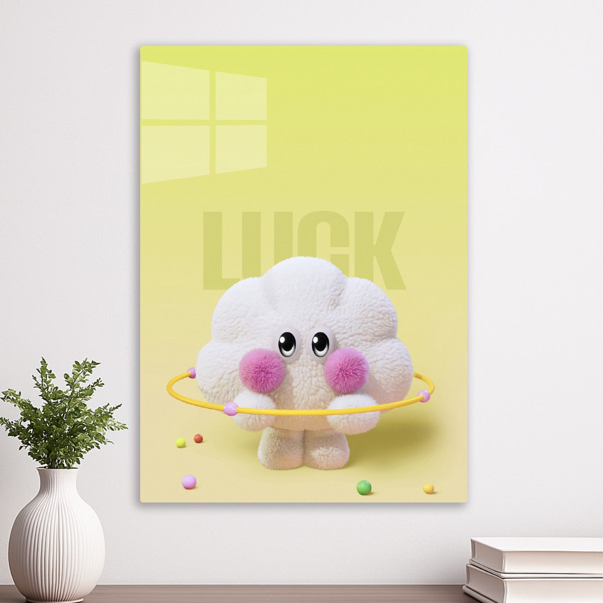 Cute cartoon cloud