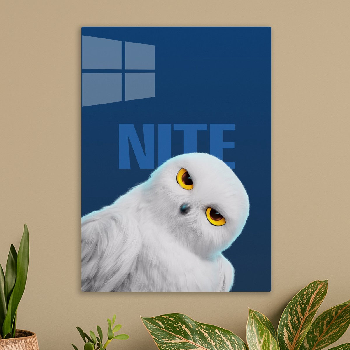 Cute White Owl