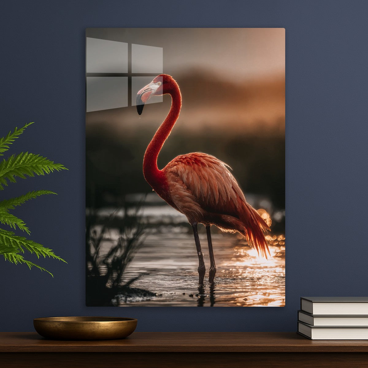 Sunset Flamingo Grace