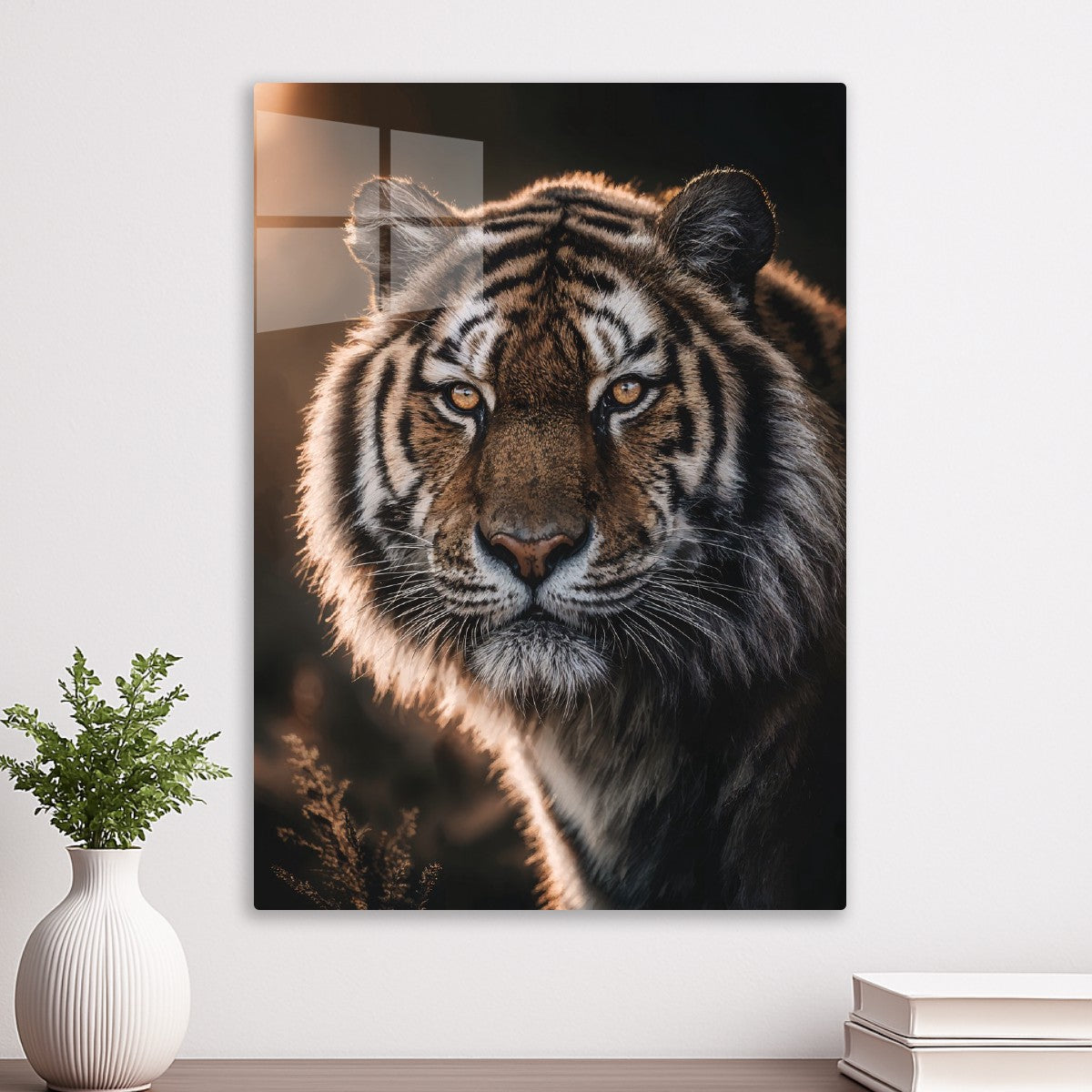 Ember-Eyed Tiger Stare