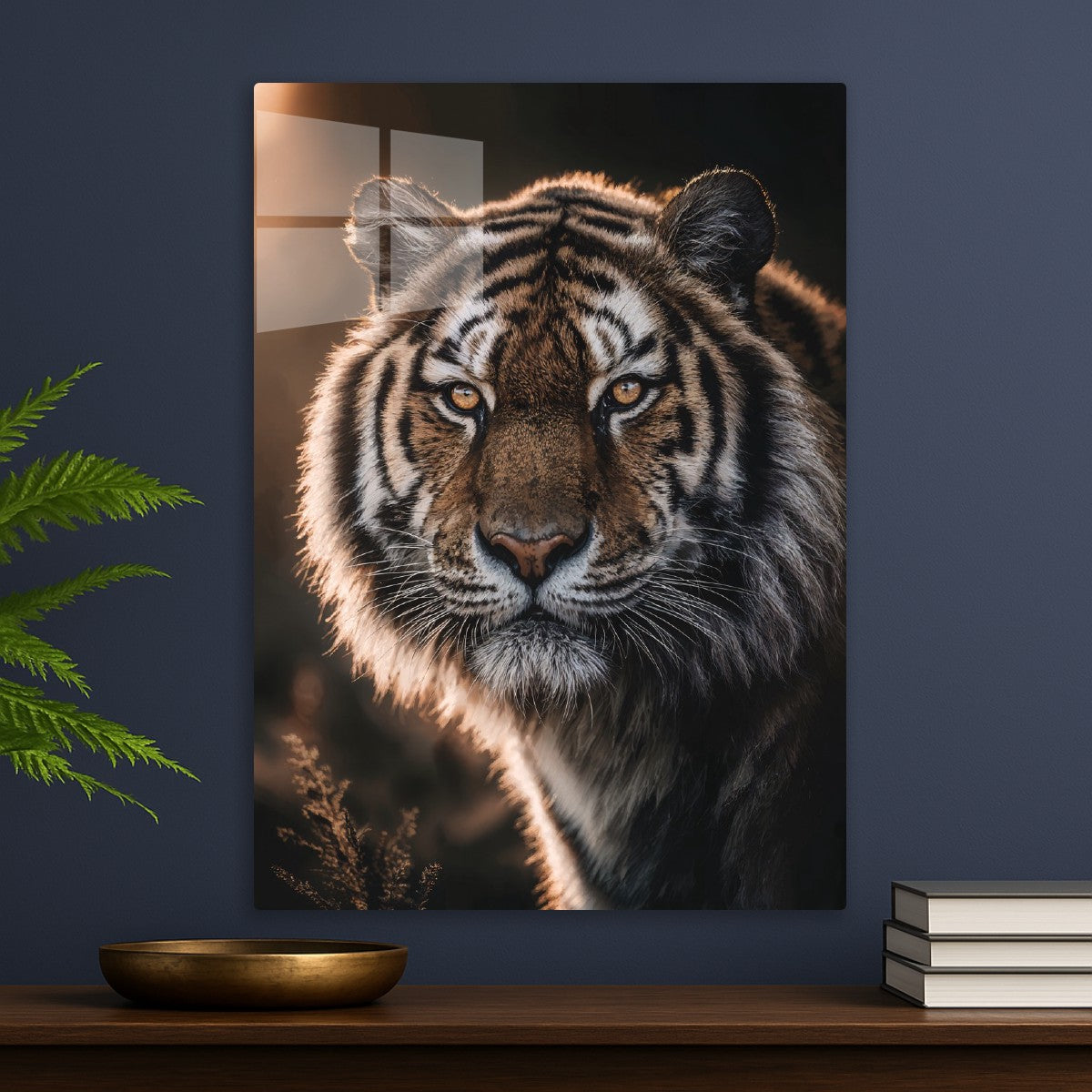 Ember-Eyed Tiger Stare