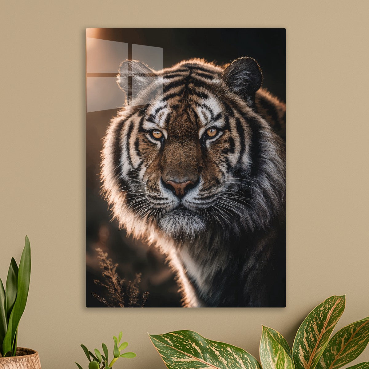 Ember-Eyed Tiger Stare