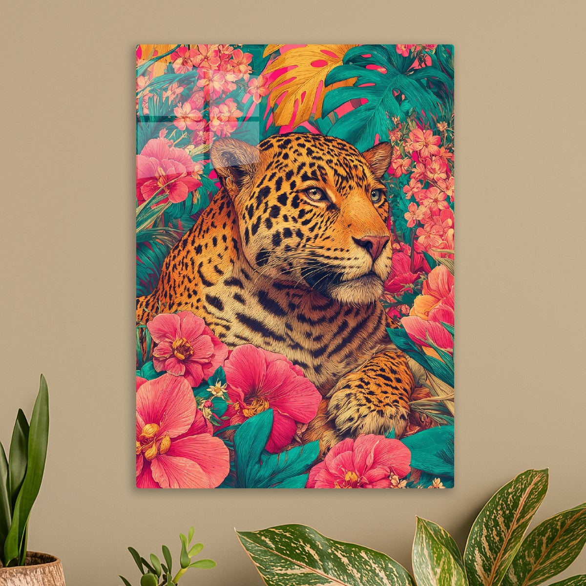 Jaguar in Paradise Bloom