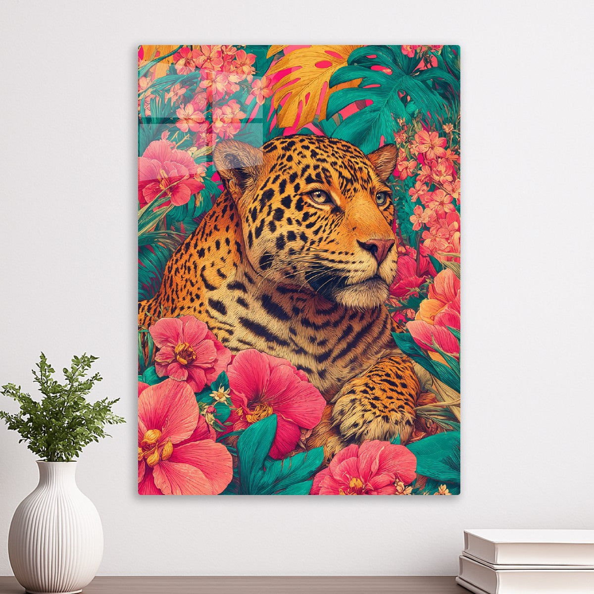 Jaguar in Paradise Bloom