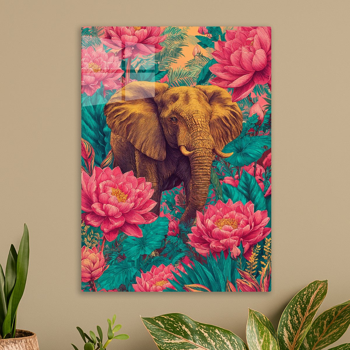 Elephant in Bloom