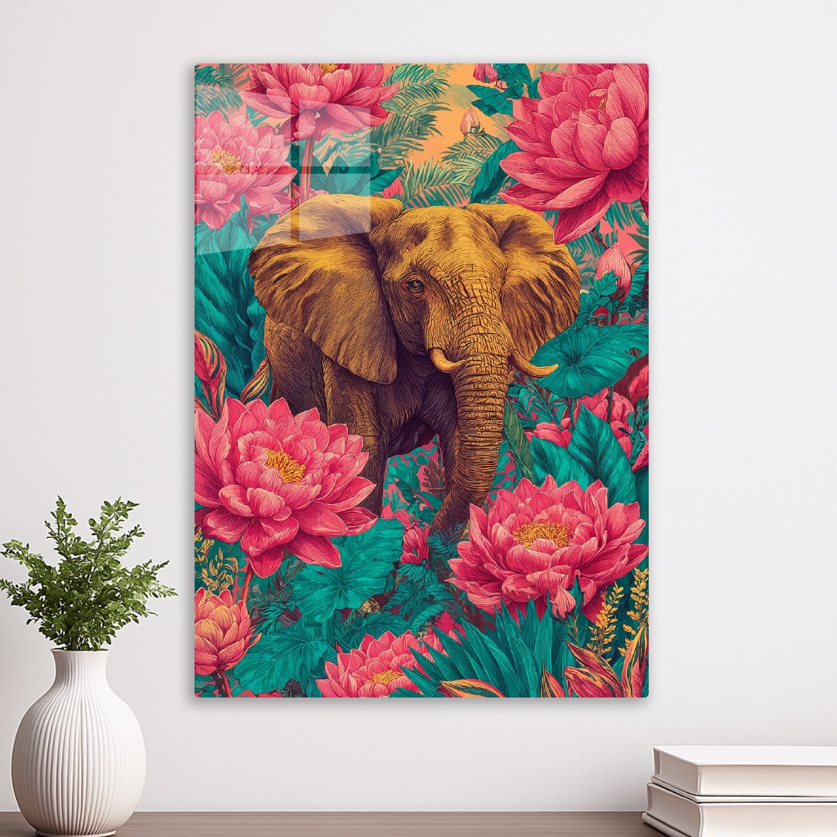 Elephant in Bloom