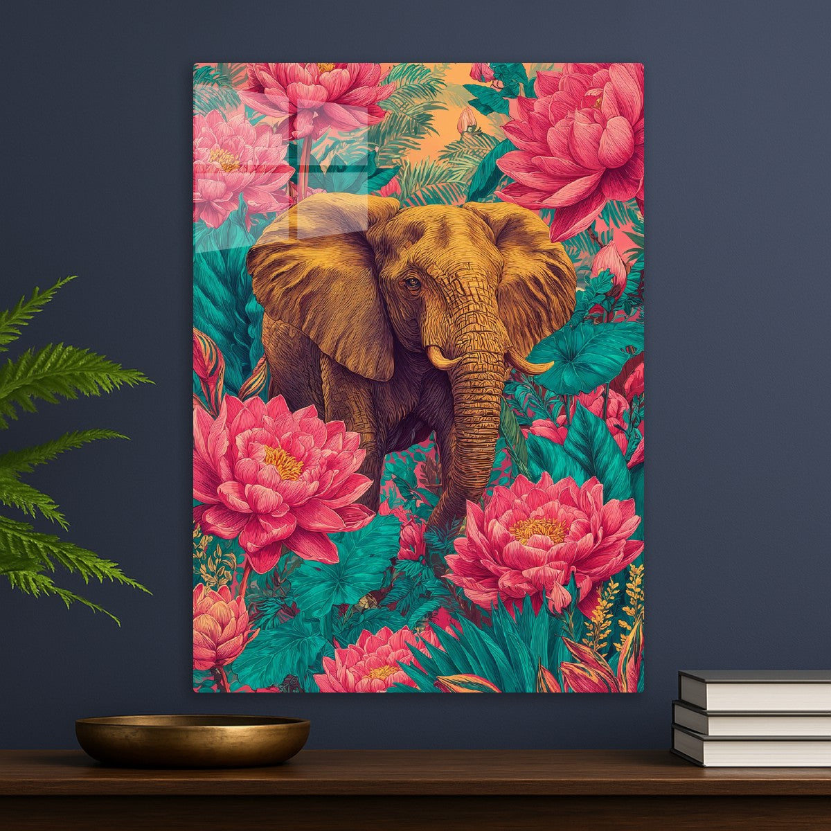 Elephant in Bloom
