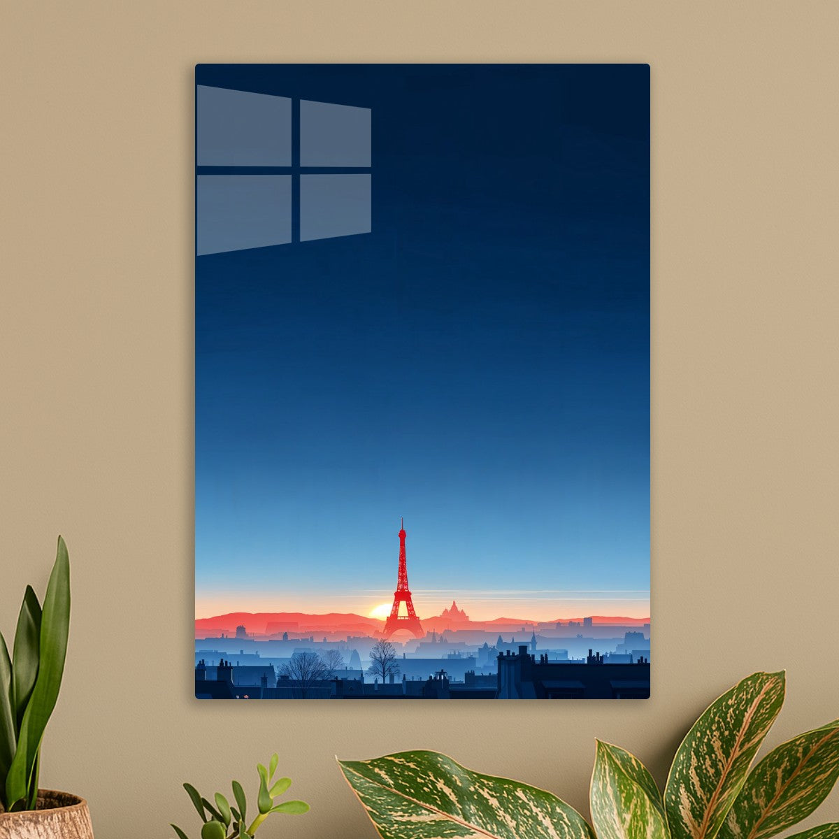 Paris Skyline Glow