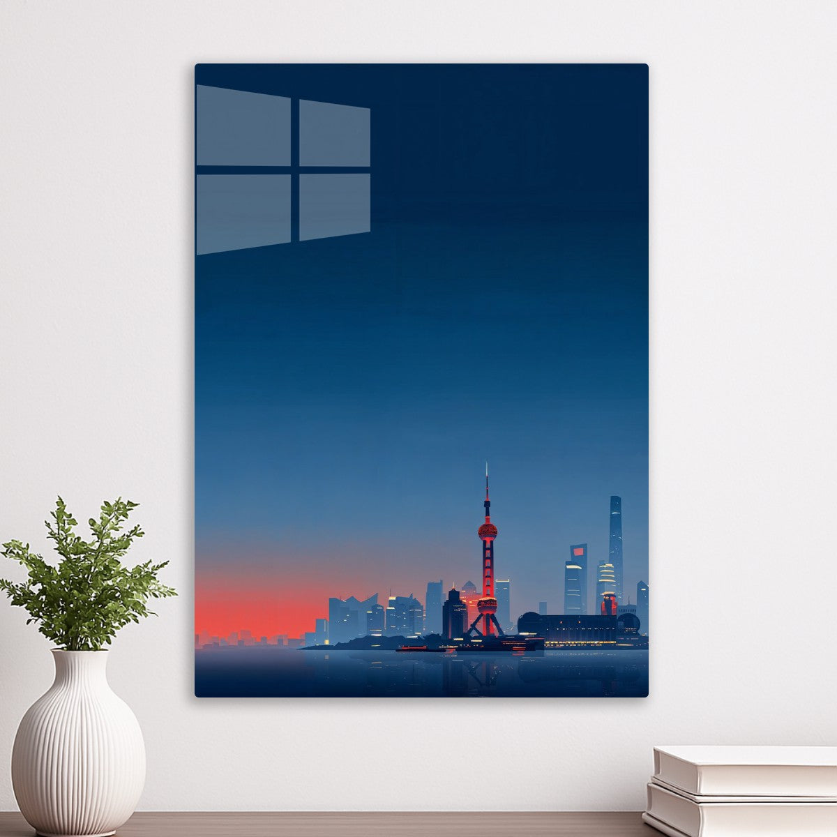 Shanghai Skyline Dusk