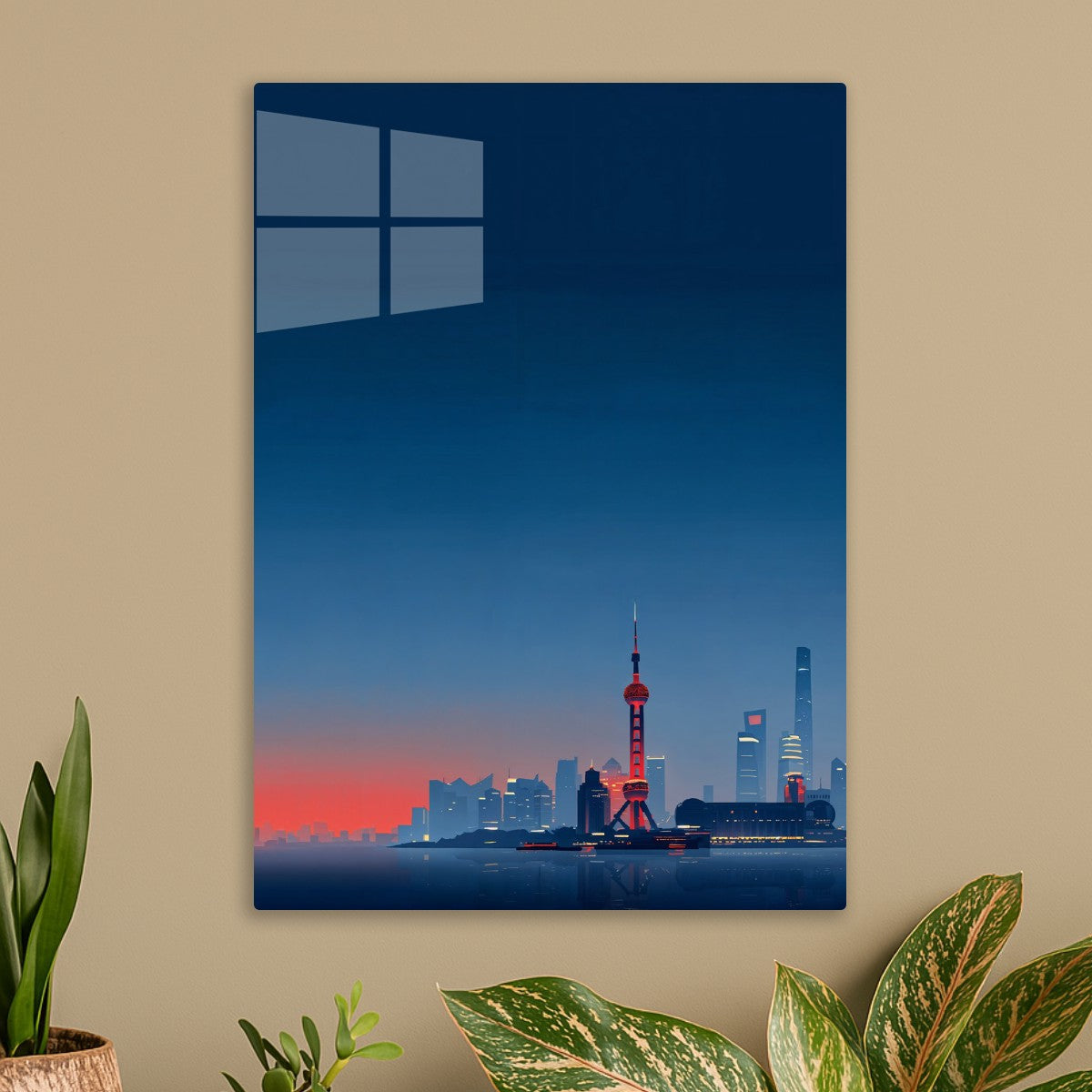 Shanghai Skyline Dusk