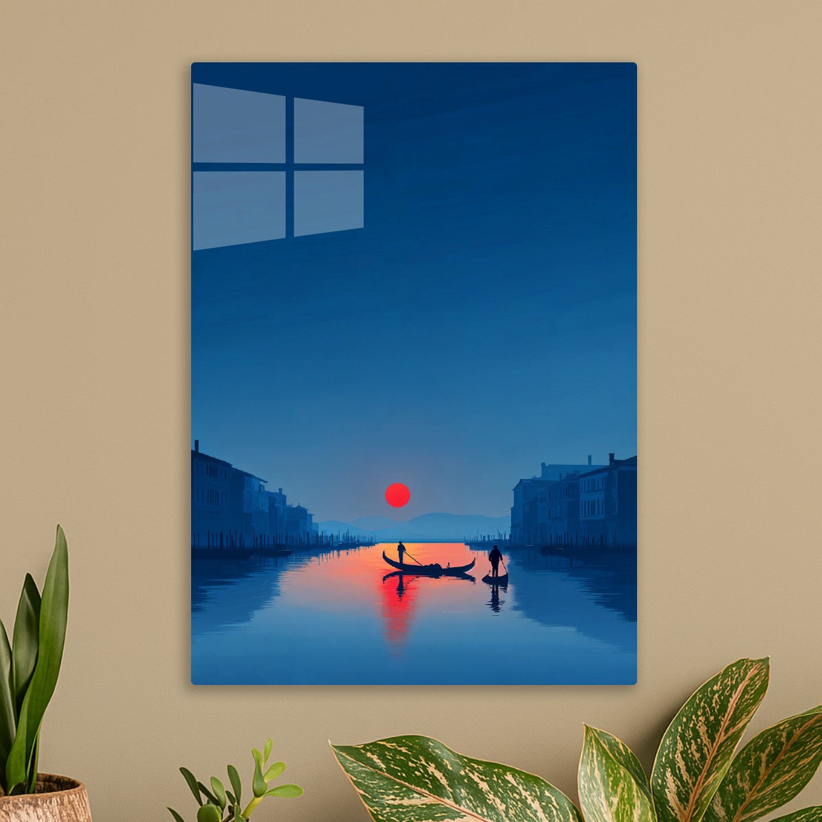 Venice Gondola at Sunset