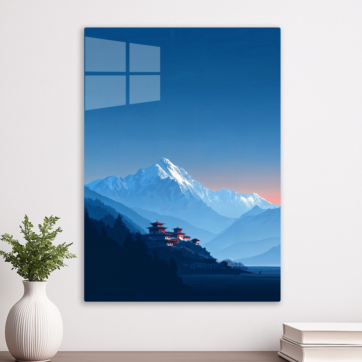 Temple in the Snowy Mountains