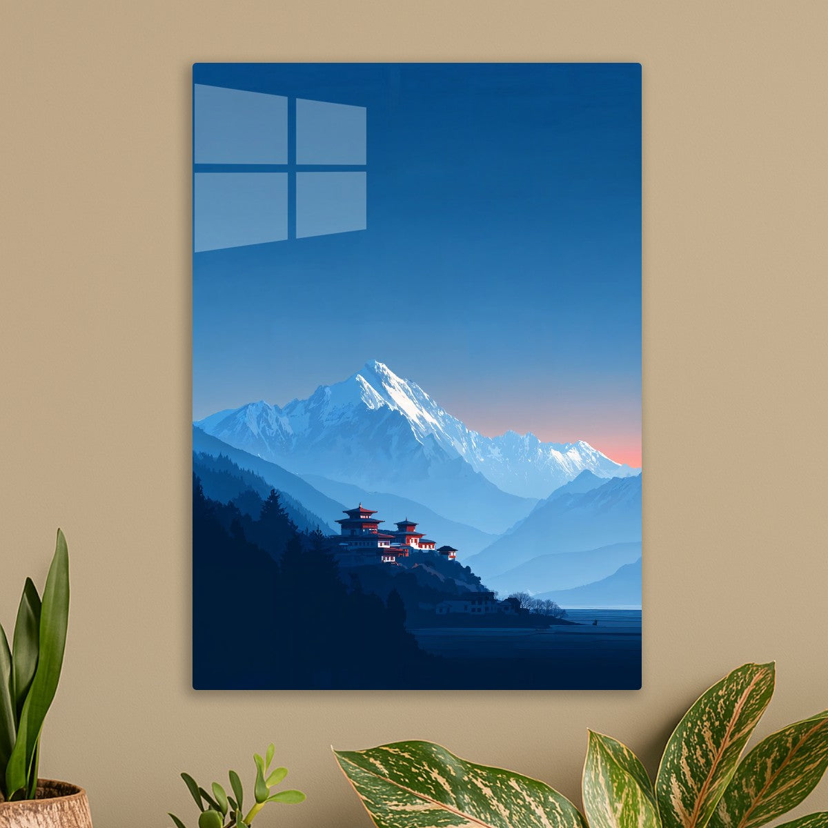 Temple in the Snowy Mountains