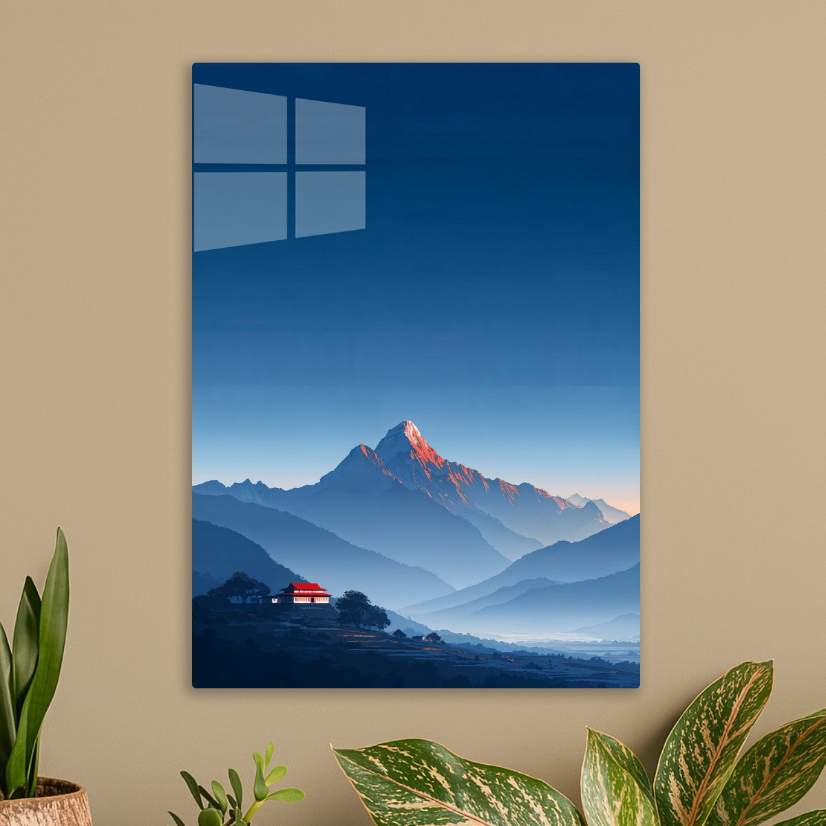 Temple Beneath Crimson Peaks