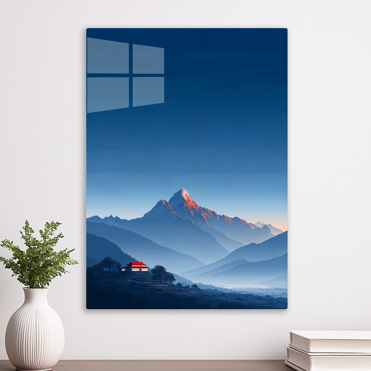 Temple Beneath Crimson Peaks