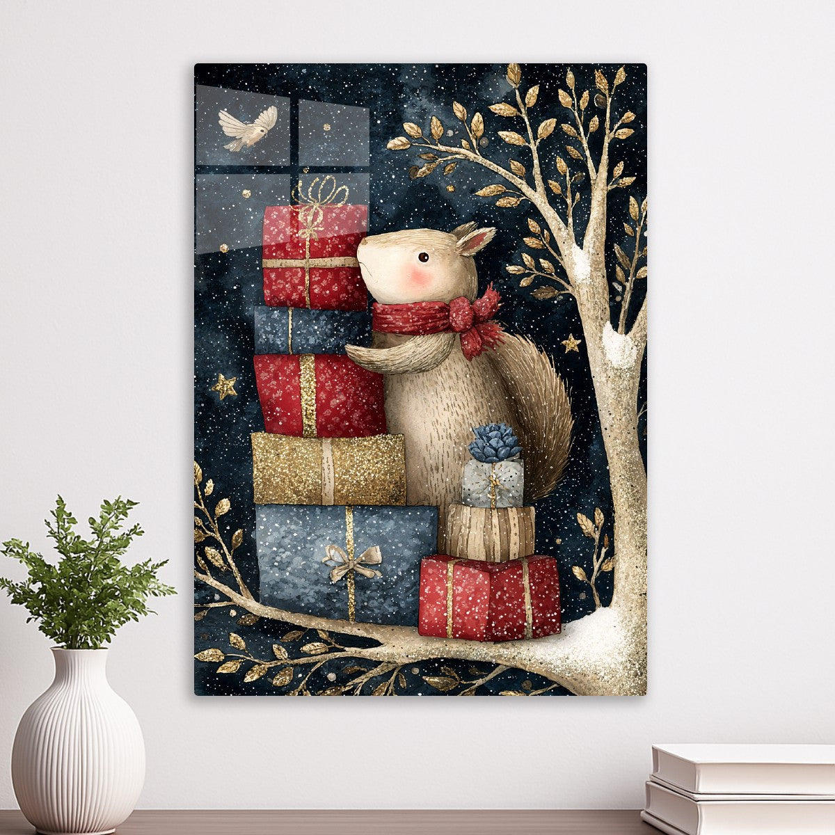 Christmas Squirrel Magic