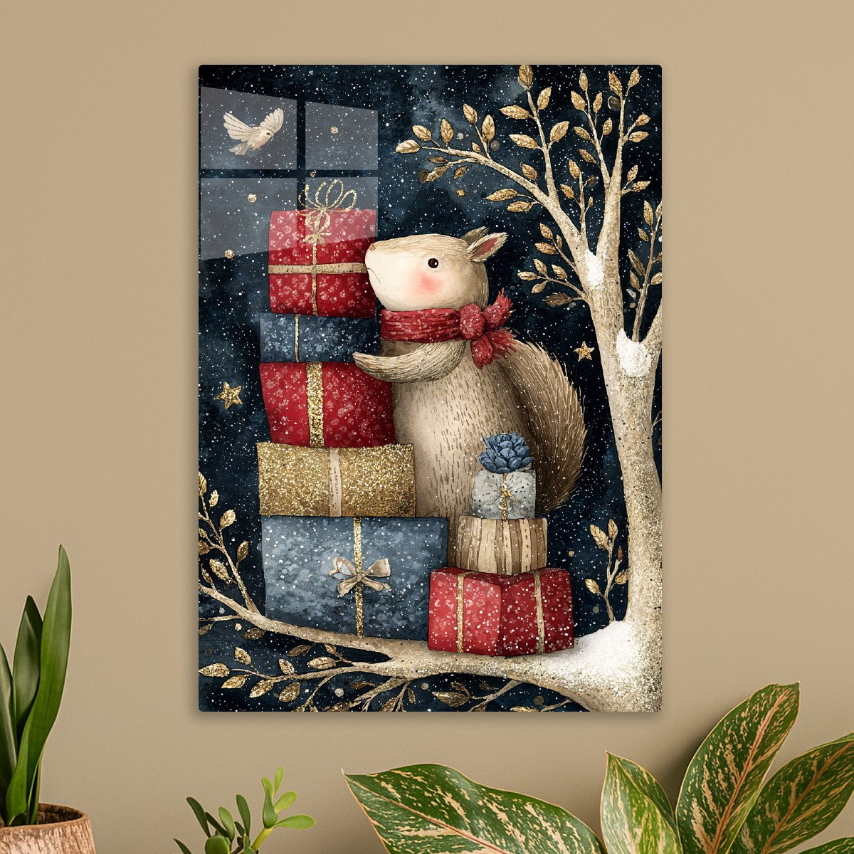 Christmas Squirrel Magic