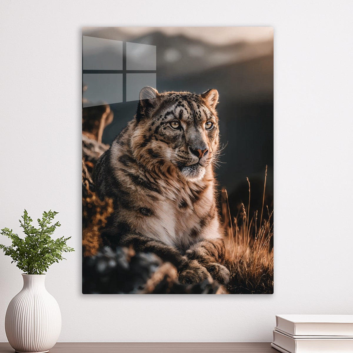 Snow Leopard Serenity