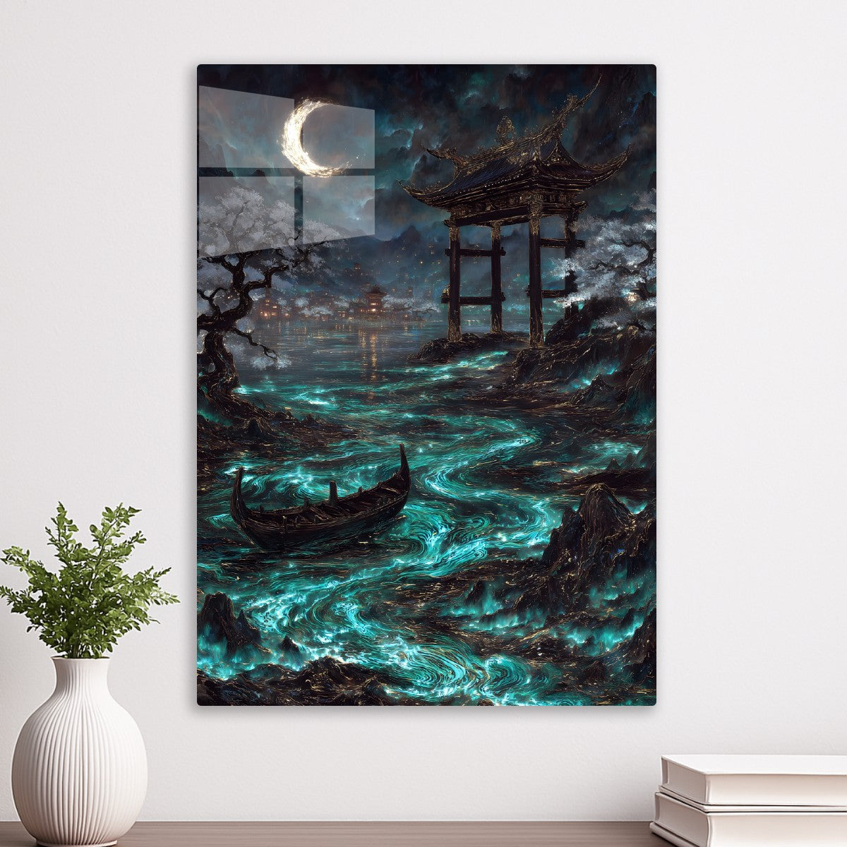Moonlit Waters of the Mystic River