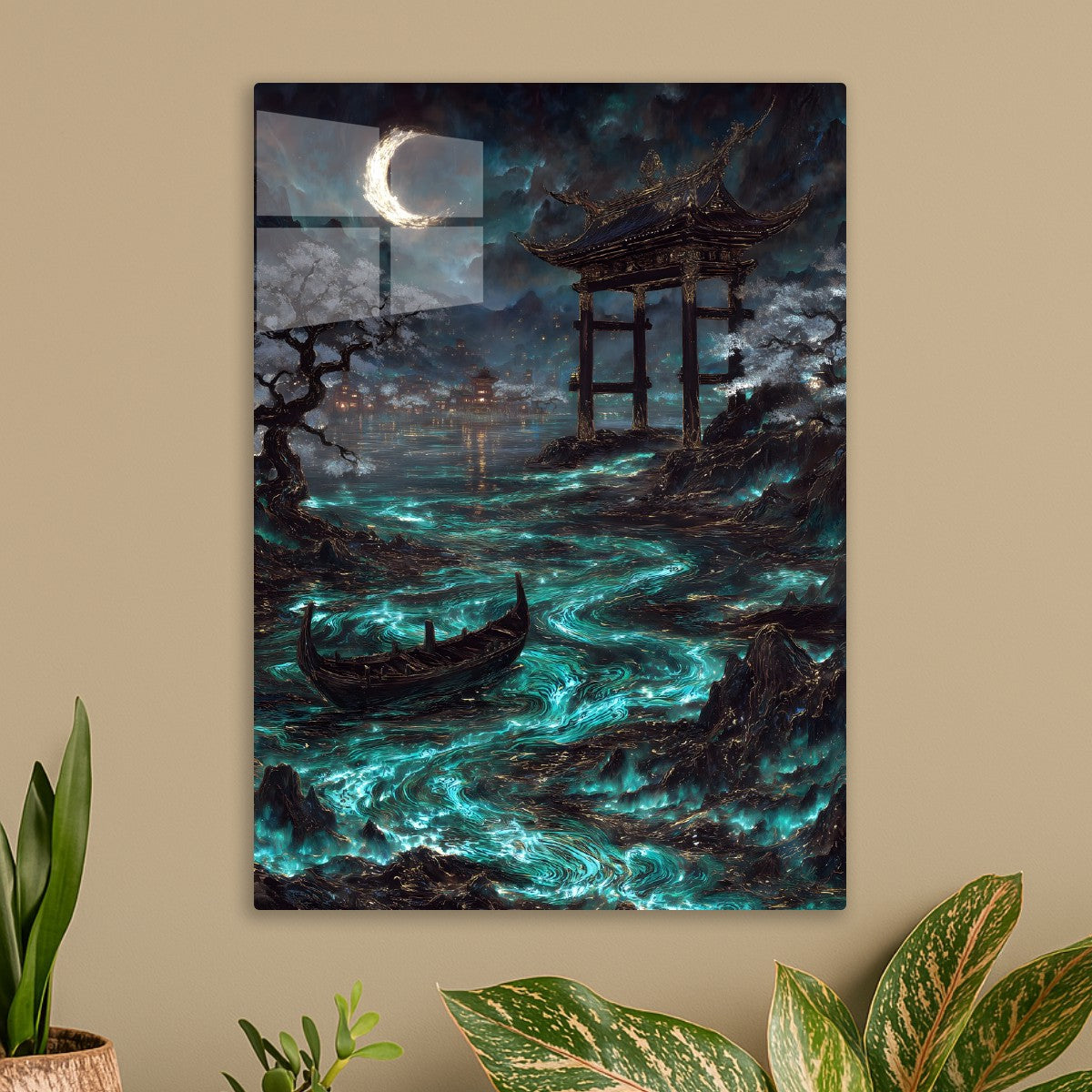 Moonlit Waters of the Mystic River