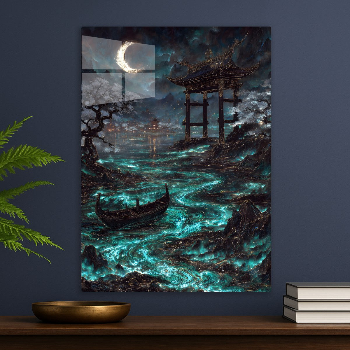 Moonlit Waters of the Mystic River