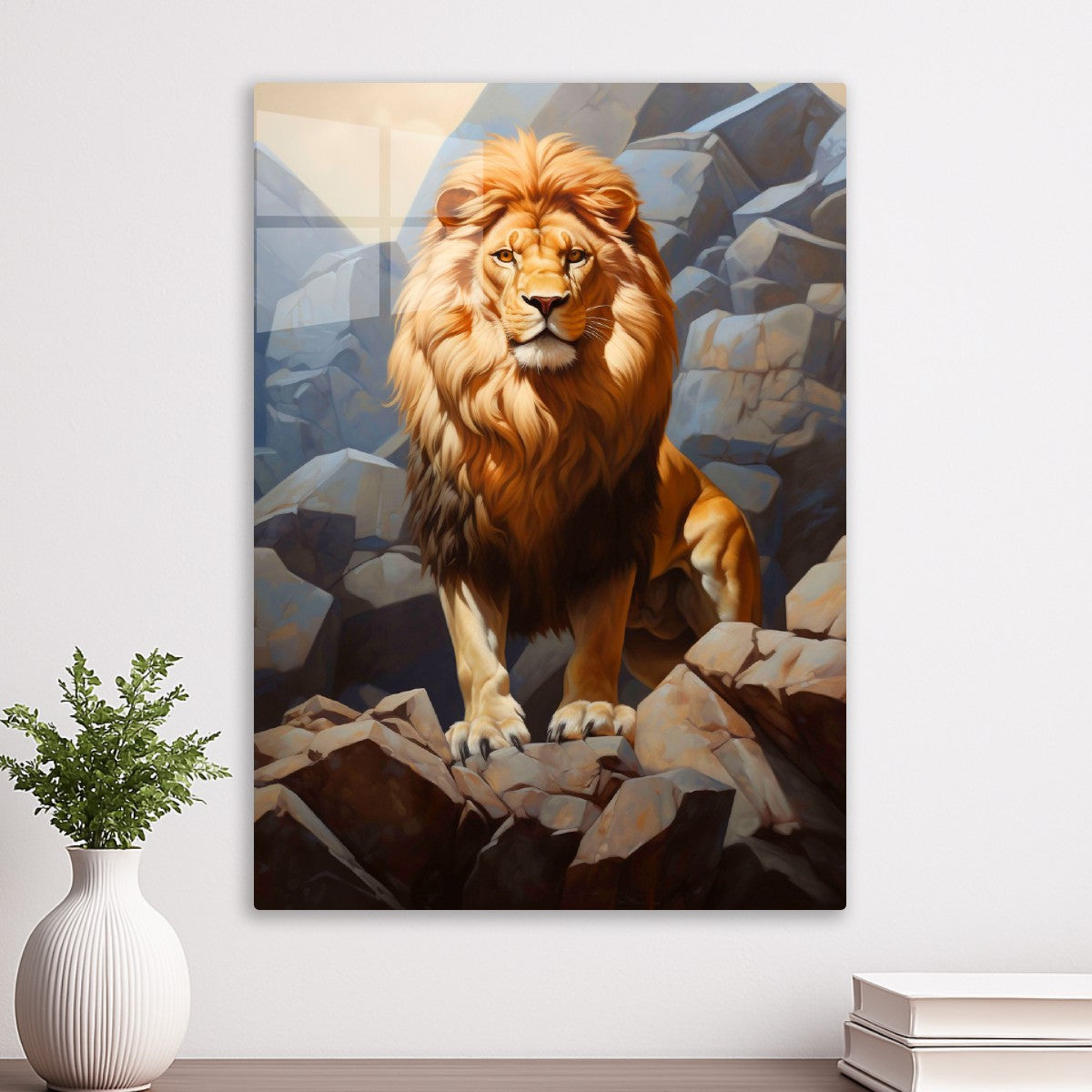 The Majestic King Lion of Rock