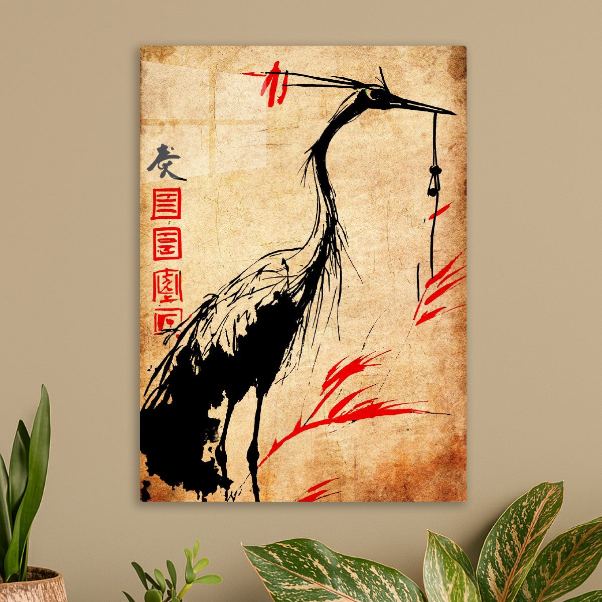 Japanese Crane Art