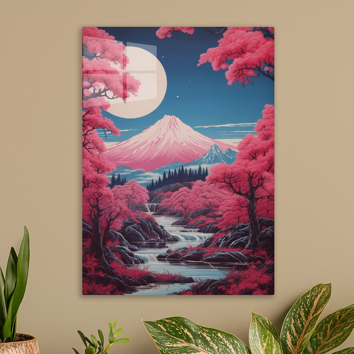 Mount Fuji Pink Embrace