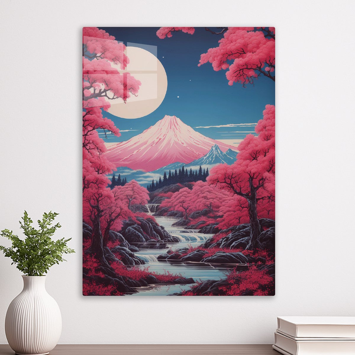 Mount Fuji Pink Embrace