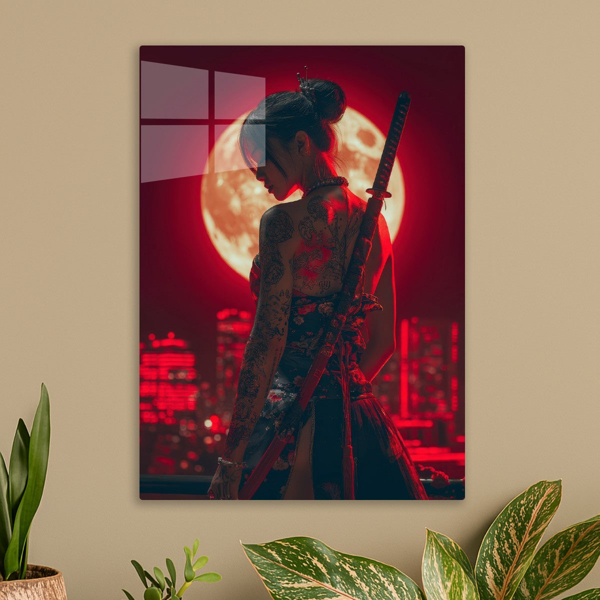 Samurai Girl Blood Moon
