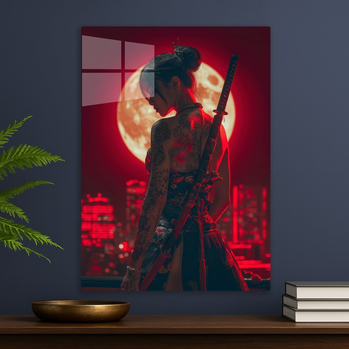 Samurai Girl Blood Moon