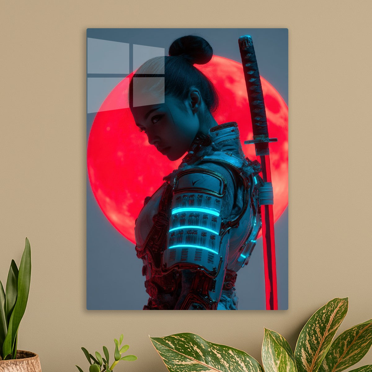 Samurai Girl Blood Moon
