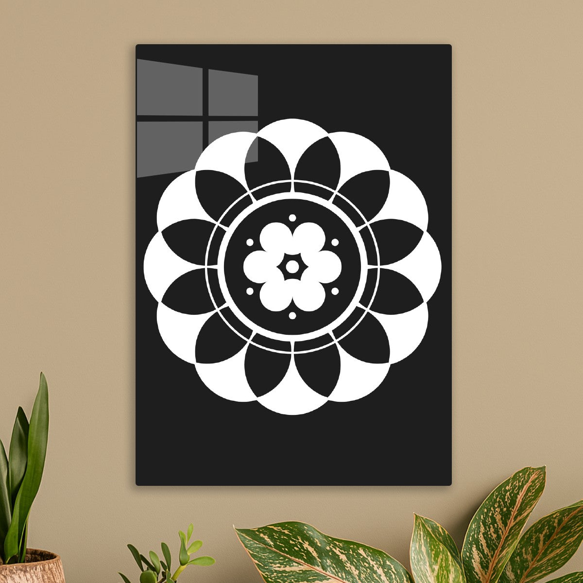Crop Circle Flower Mandala