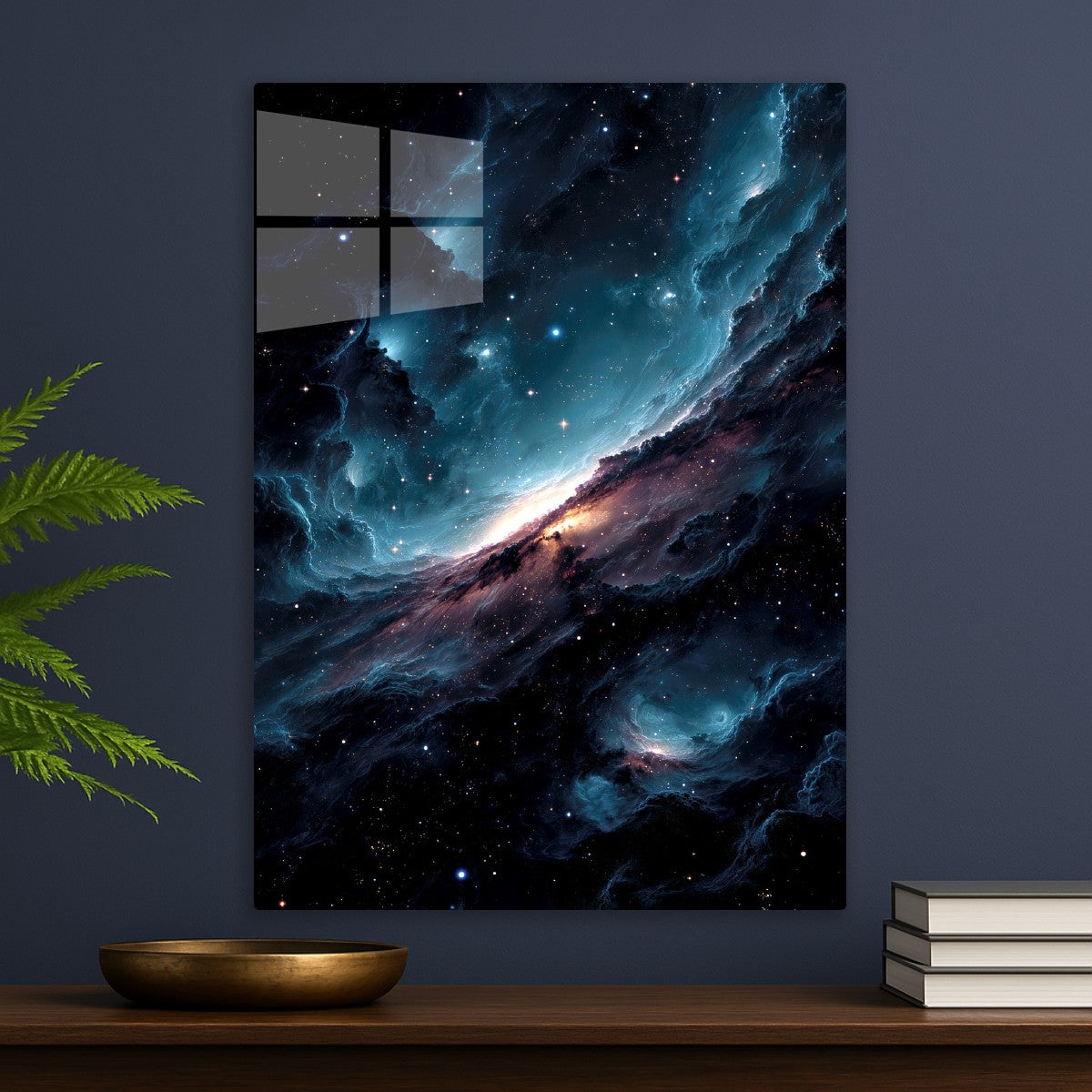 Sloping Nebua in Deep Space
