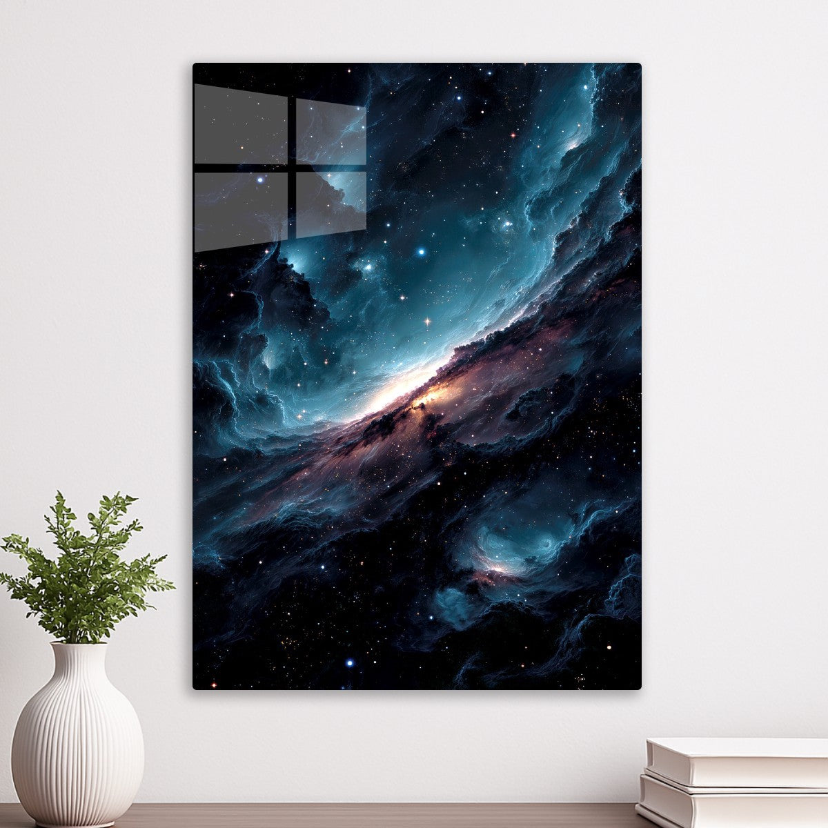 Sloping Nebua in Deep Space