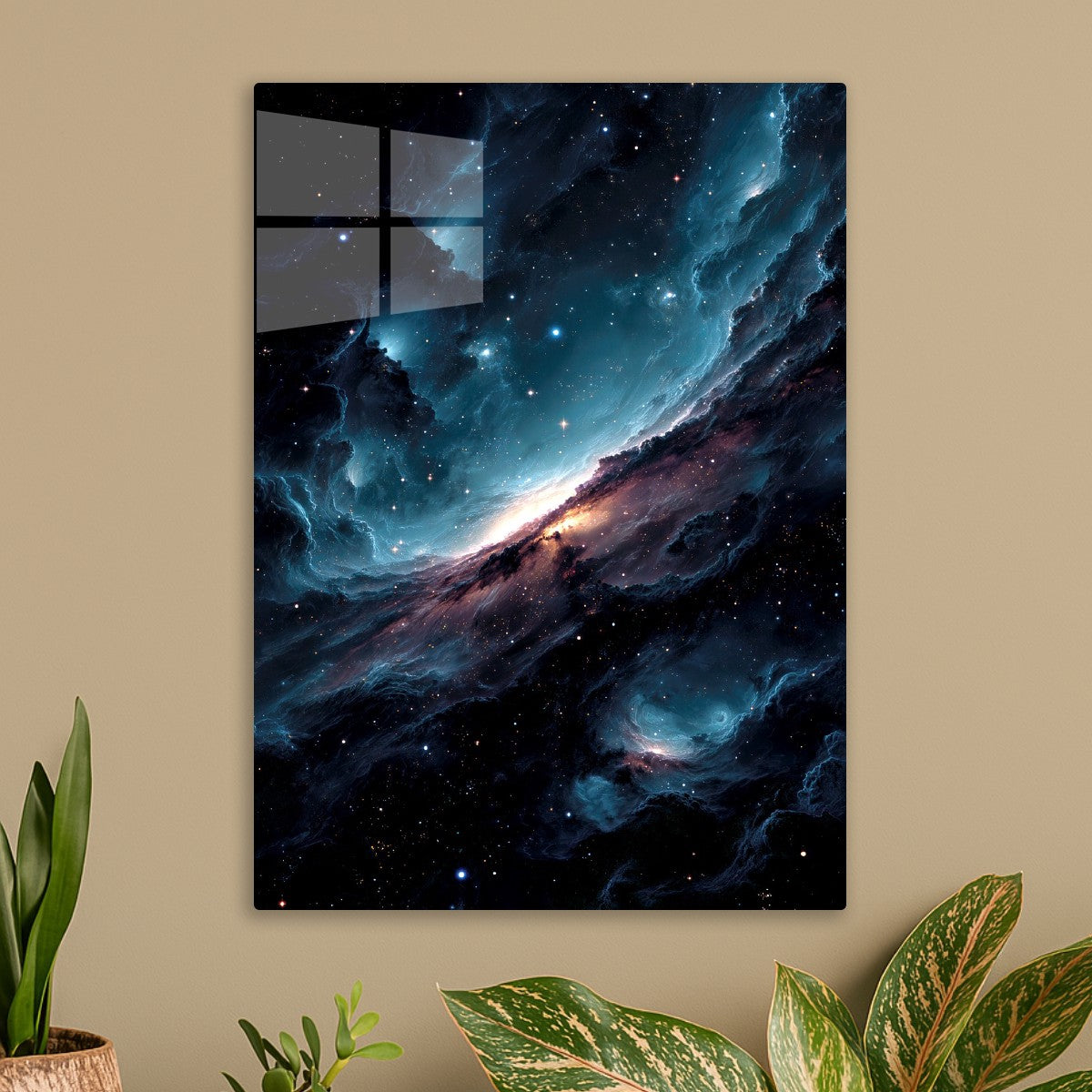 Sloping Nebua in Deep Space