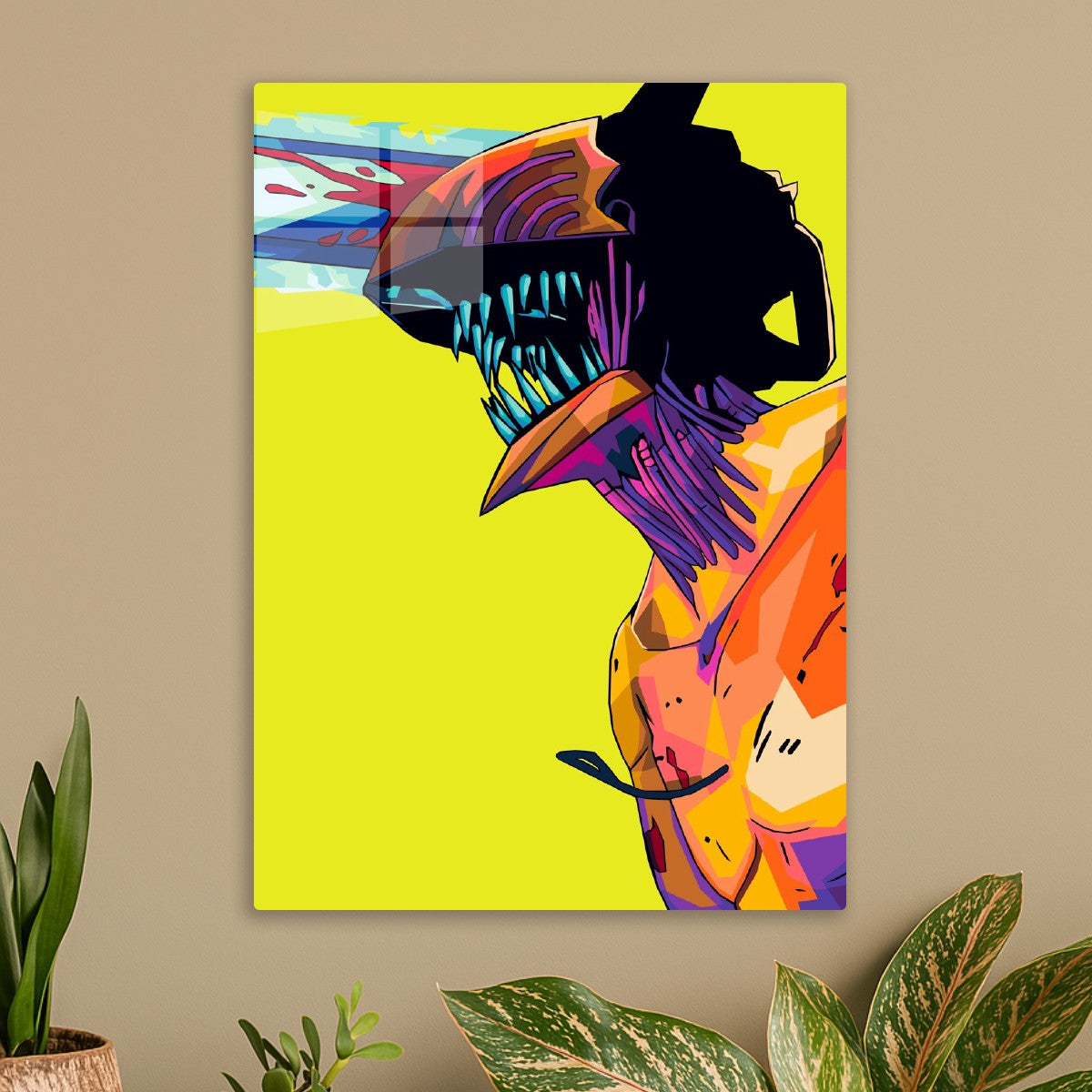 Chainsaw man Devil pop art