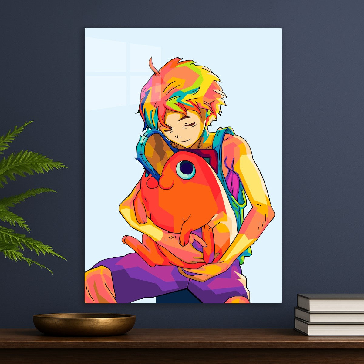 Denji and Pochita pop art, Chainsaw man