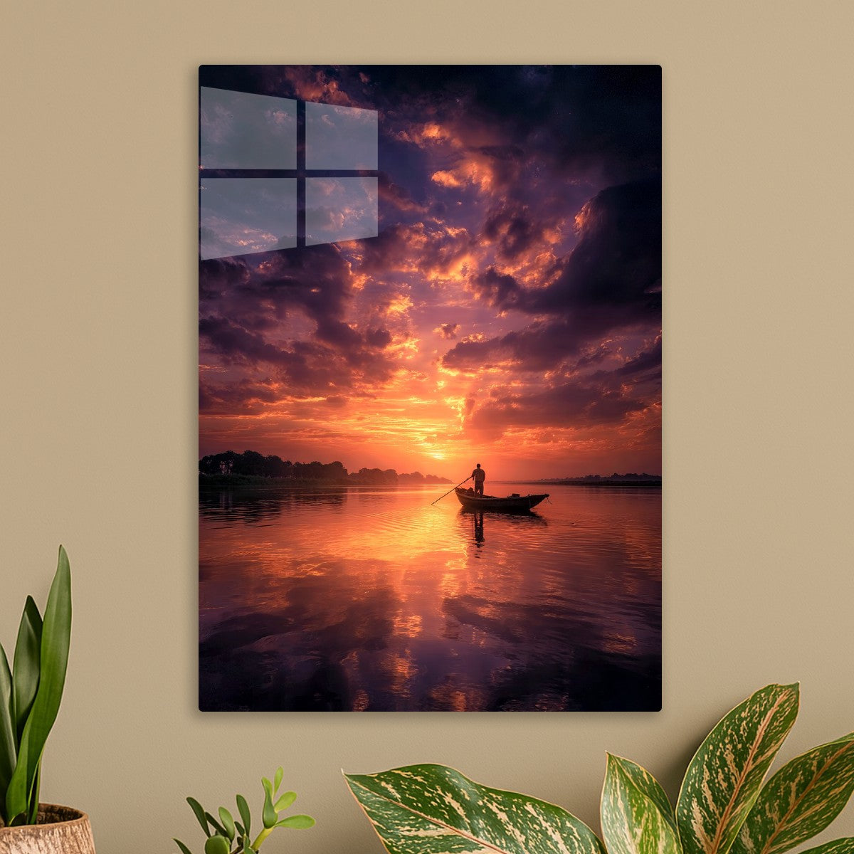 Fisherman at Sunset