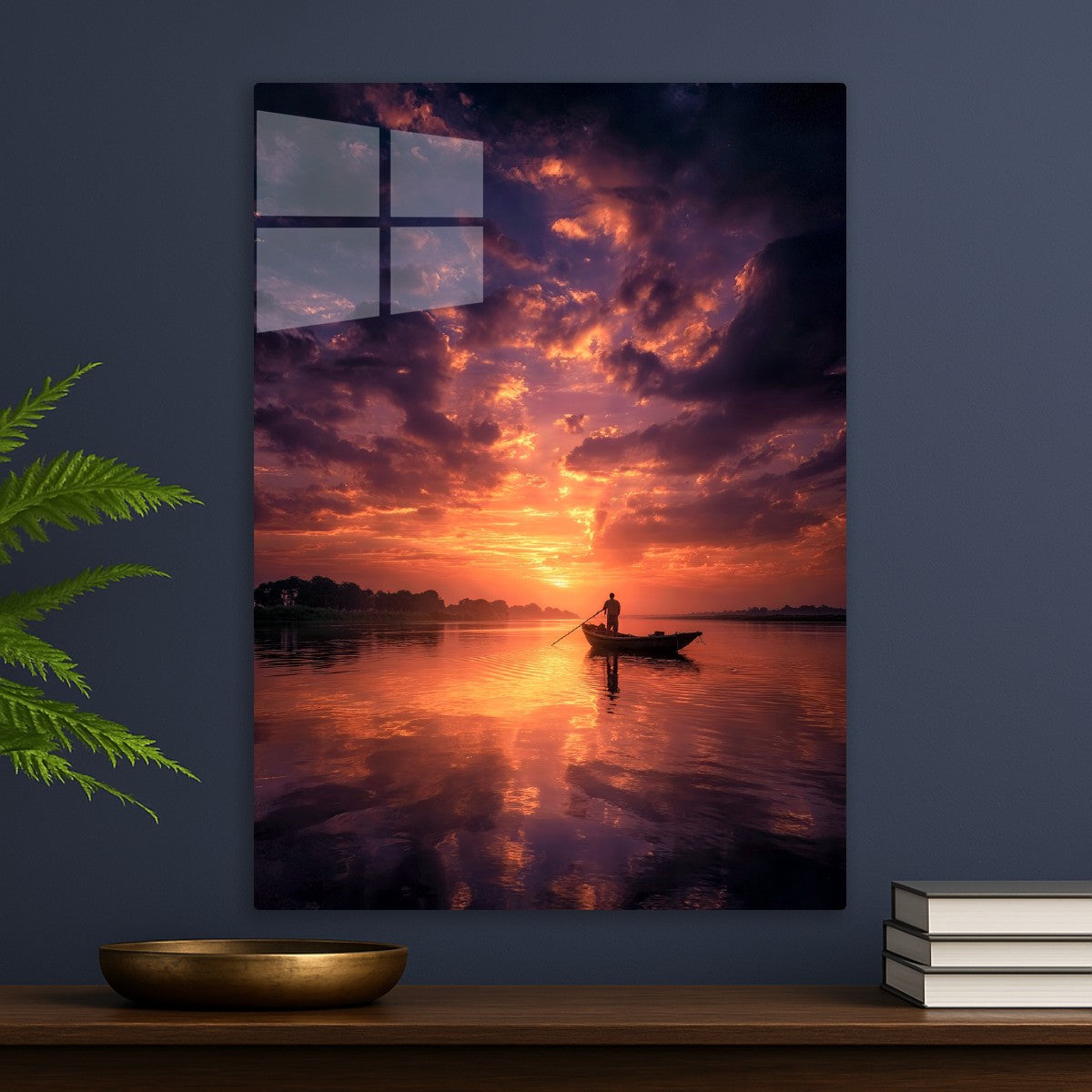 Fisherman at Sunset