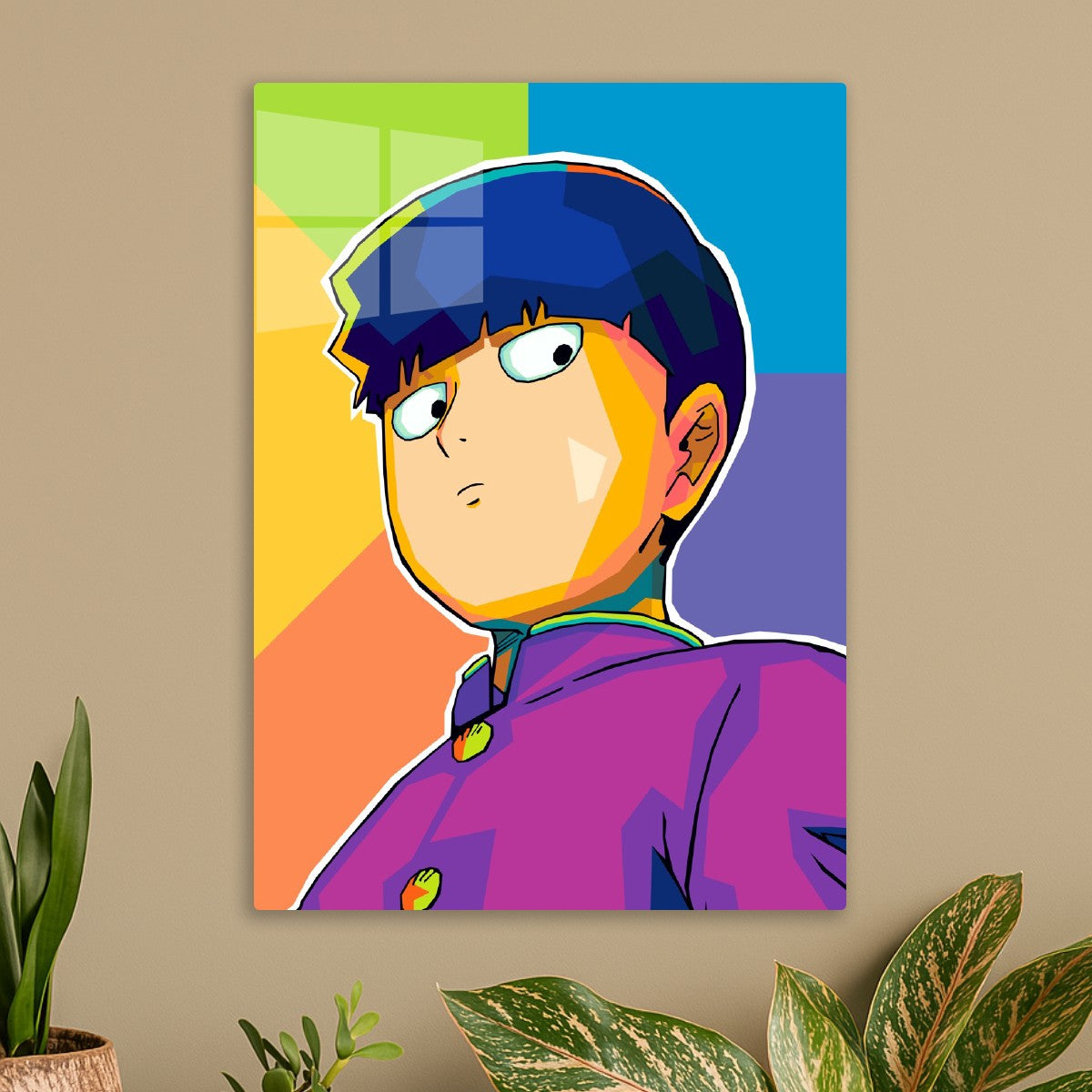 Shigeo Kageyama pop art, Mob Psycho 100