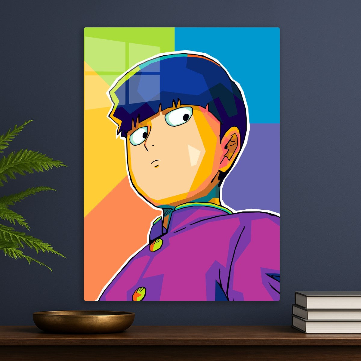 Shigeo Kageyama pop art, Mob Psycho 100