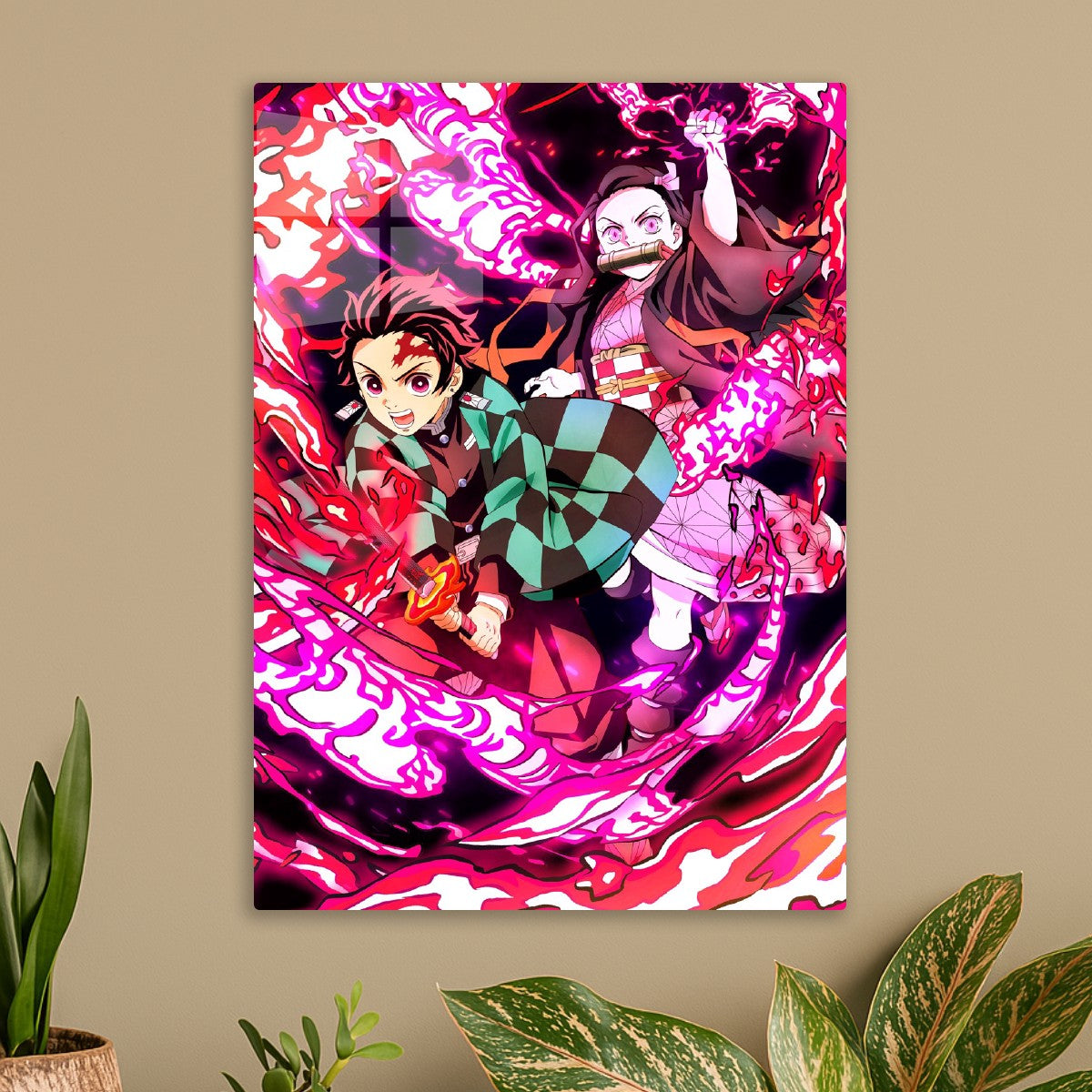 Tanjiro Kamado and Nezuko Kamado, Demon Slayer Kimetsu no Yaiba